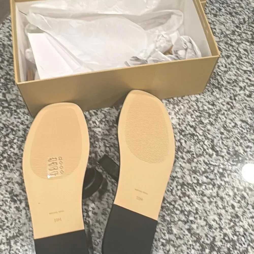 Michael Kors Black Slide Sandals - Picture 5 of 5